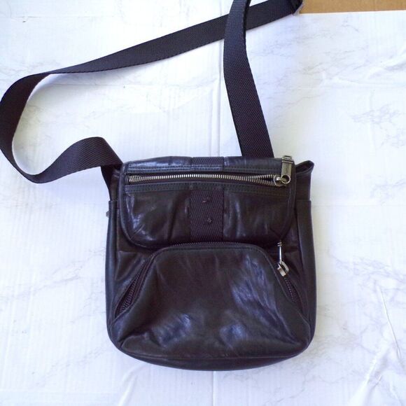 Tumi leather crossbody bag - Picture 1 of 12